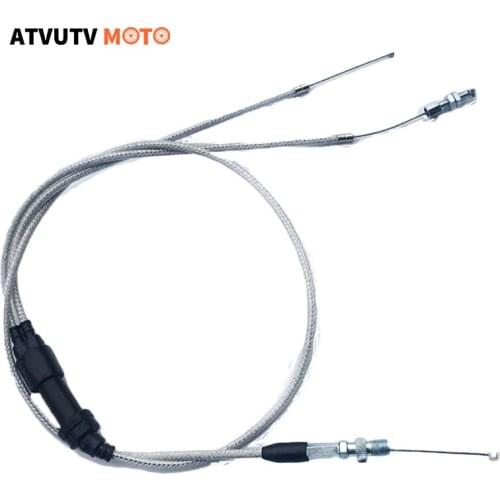 1pcs Dual Throttle Cable Carburetor dual-throttle Cable for Dirt Bike Keihin PZ30mm Accelerate Pump Carburetor TTR250