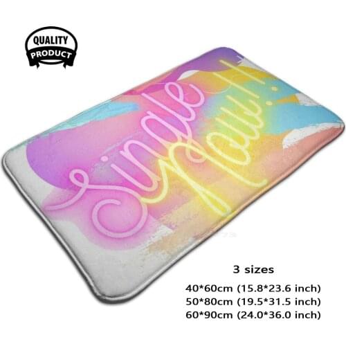 T Shirt Collection For Single People Need Soulmate Andcolor Bright Colors Beautiful Full Color Door Mat Foot Pad Home Rug