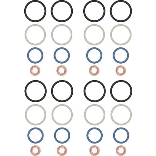 Fuel Injector O-Ring Set Replacement for Ford 6.0 6.0L Powerstroke Motorcraft 2003-2010
