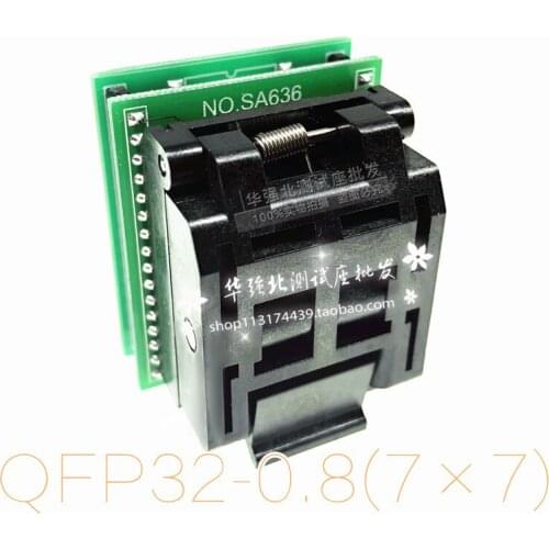 LQFP32 Test Socket IC Adapter Conversion Programming Socket TQFP32 to DIP32/QFP32/SA636