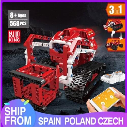 MOULD KING Building Blocks High-Tech APP RC Control Exploration Car Model Remote control truck Bricks Kids Toys Christmas Gifts