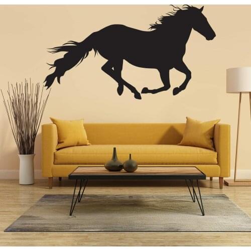 Horse Pentium Wall Decal Stallion Riding Kids Bedroom Living Room Office Interior Decor Art Animals Vinyl Window Stickers Q333