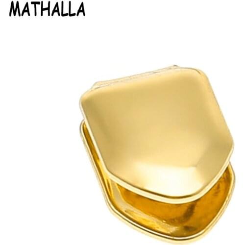 Foreign Trade Hot Sale Hip hop Dental Cover Single Teeth Grillz Cool Dental Cover Gold Teeth Grillz