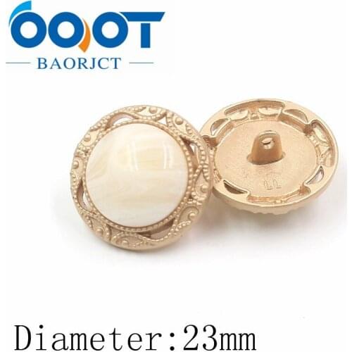 OOOT BAORJCT A-19701-741,23mm,10 pcs,High quality fashion metal buttons,Sweater,cardigan,coat DIY clothing accessories materials