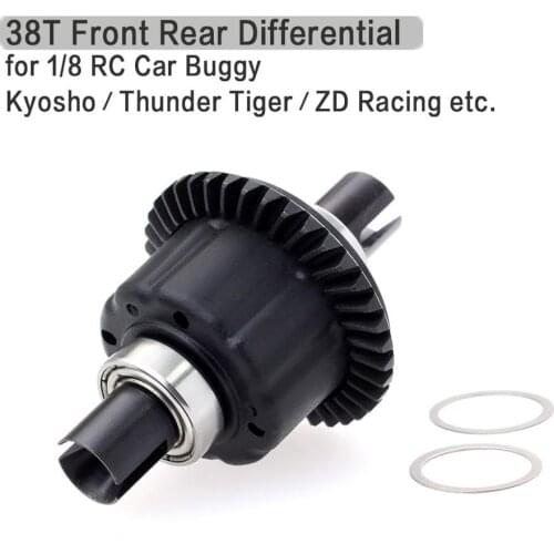 38T Steel Making Front Rear Differential for 1/8 Kyosho Thunder Tiger RC Car Buggy Truck Truggy SCT DF- Models 6737 Differential