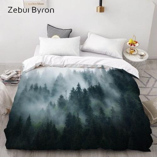3D Duvet Cover Custom,Comforter/Quilt/Blanket case Queen/King,Bedding 140x200/220x240/200x200 Quilt Cover forest