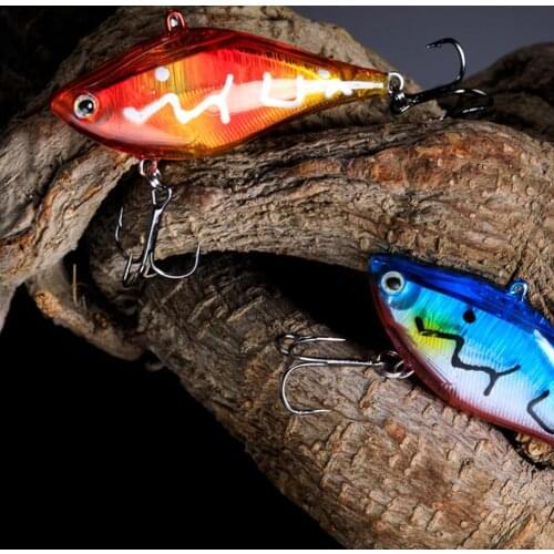 13.8g 6.5cm Sinking Rattlin VIB Rattling Vibration Wobbler For Pike Winter Fishing Tackle 2020 Fishing Lure