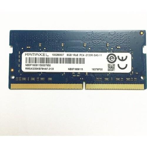 RAMAXEL DDR4 RAMS 8GB 2133MHz 8GB 1RX8 PC4-2133R-SA0-11 ddr4 8gb 2133 laptop memory