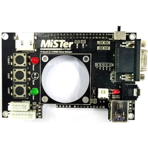 Manual Welding V6.1 I/O Board for Mister Terasic DE10-Nano Accessories Analog Interface Support SNAC for Mister FPGA Kit