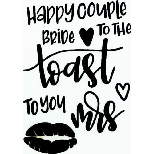 YLEF120 Happy Plastic Embossing Folder For Scrapbook Stencils DIY Photo Album Cards Making Decoration Scrapbooking Tools New