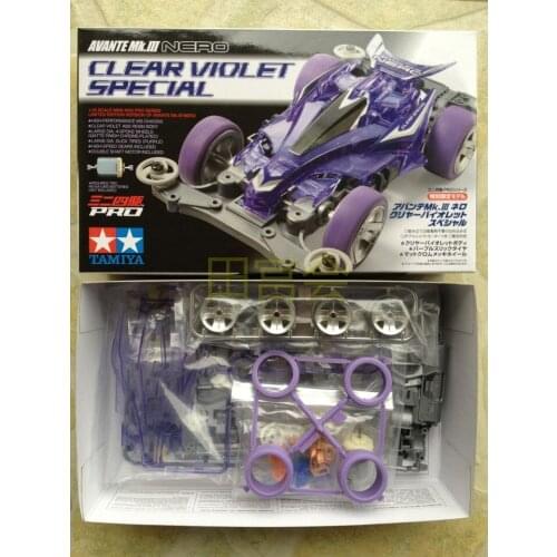 Tamiya AVANTE MK3 NERO CLEAR VIOLET SPECIAL 1/32 Scale Mini 4WD Car Model 94951 (MS-L Chassis)