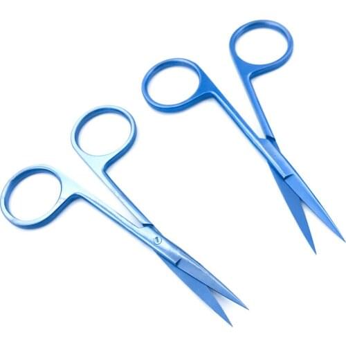 Titanium Stitch Scissors Ophthalmic Dental TC Fomon Scisso Pet Veterinary Surgical Instrument