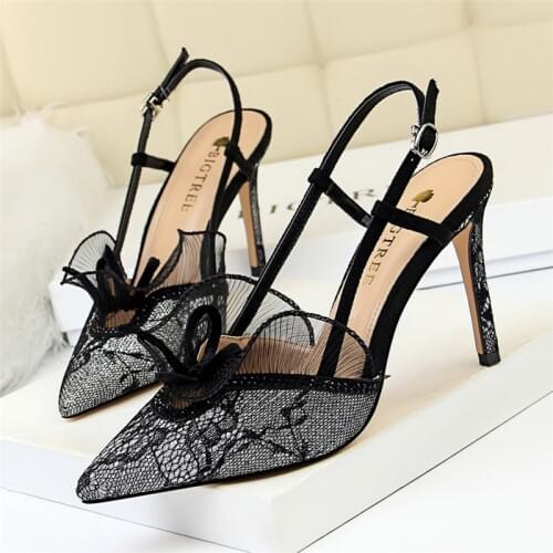 Slingback Shoes Sexy High Heels Vintage Heels Elegant Shoes For Woman Stiletto Fetish High Heels Party Shoes For Women Tacones
