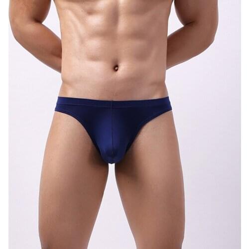 3XL Sexy Mens Briefs Jock Strap Ultra-thin Ice Silk Underwear Panties Quick Dry Bikini Tanga Slip Hombre Underpants Swimwear