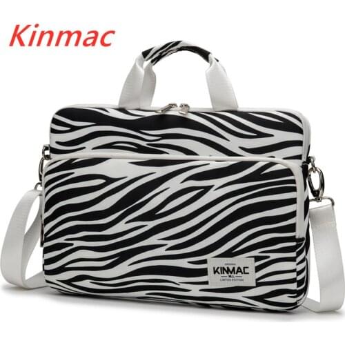 Kinmac Brand Waterproof Messenger Laptop Bag 13,14,15,15.6 inch, Zebra Pattern Case For MacBook Air Pro 13.3,15.4 Dropship V113