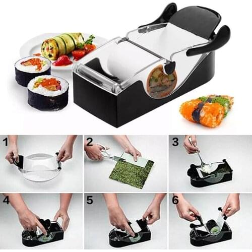 Magic Rice Roll Easy Sushi Maker Cutter To Roller DIY Kitchen Perfect Magic Nigiri Sushi Tool Roller Kitchen Gadgets Accessories