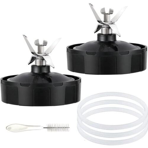 2PCS,3.9In) 6 Fins Blender Blade Compatible For Ninja Blender Blade Replacement For Nutri Ninja Auto IQ BL456-70