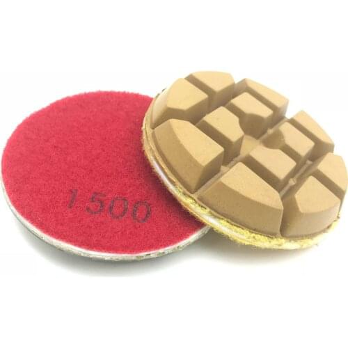 3" Diamond Floor Polishing Pads Resin Bond Grinding Disc Wet for Concrete Stone