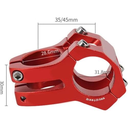 31.8mm Bicycle Mountain Road Bike Stem Extension Short Riser Handlebar Wheel Handlebar Wheel