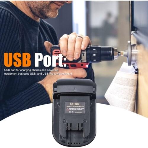 BS18ML Battery Converter For MILWAUKEE 18V Cordless Power Tools