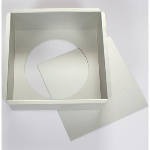 6 Inches Non Stick Square Cake Pan with Removable Bottom Cake Mold Tool