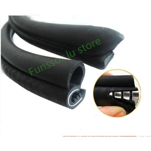 2pcs Car Accessories 80Cm B Pillar Type Car Rubber Seal Strip Anti-Noise Auto Rubber Seals Dustproof Sealing Strips Car Styling