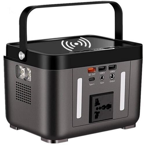 Wireless charger 60000mAh portable solar generator Portable Power Pack for camping uninterrupted power supply inverter