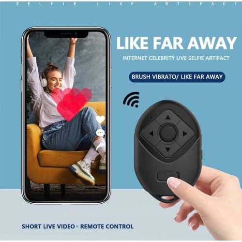 Mini Bluetooth Selfie Shutter Release Button Self Timmer Photo Remote Controller For Selfie Shooting Camera Stick Remote Shutter