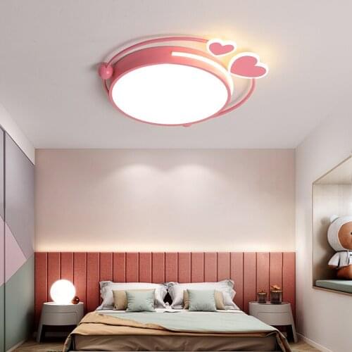 Childrens LED ceiling lights bedroom light with remote control study light acrylic light kid light ceiling lamp Free shipping