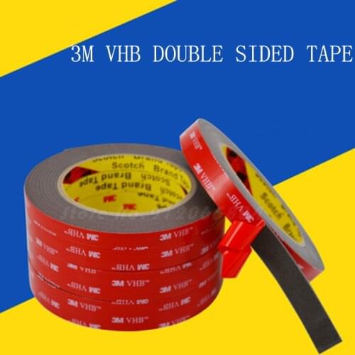 3M VHB Acrylic adhesive Foam Double sided Tape Strong Adhese Pad IP68 Waterproof High-quality Reuse Home Car Office Decor 5608