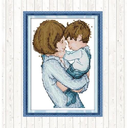 Joy Sunday Cross-stitch Kits Fabric for Embroidery Kits 14CT 11CT Printed Canvas Chinese Cross Stitch for Needlework Home Decor