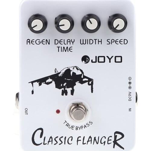 Joyo JF-07 Classic Flanger Guitar Effect Pedal with True Bypass Design guitar pedal guitar accessories guitar parts