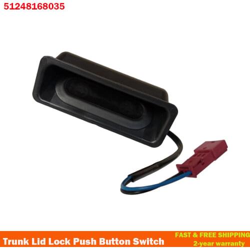 Trunk Lid Lock Push Button Switch For BMW E39 E60 525 528 530 540 M5 Trunk Push Button Handle 51248168035 2046802391