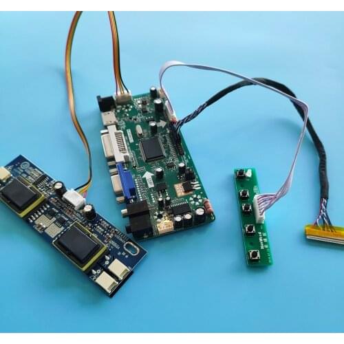 Kit for M170EN06 V.1/V.2 Screen 1280x1024 HDMI+DVI+VGA LCD Dispay Panel 4 Lamps 30pin Controller Board Audio Driver Monitor 17"