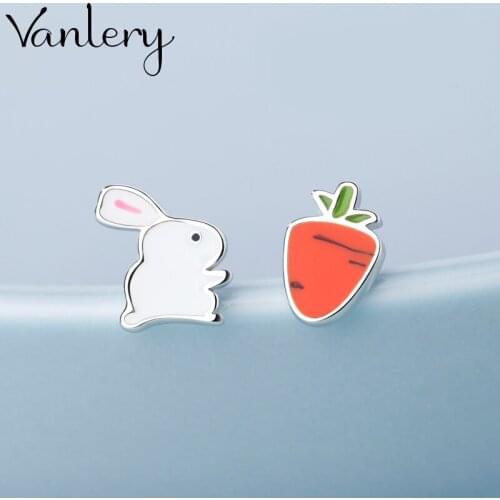 Korean Version of Retro Vintage Rabbit Earrings For Women Punk Geometric Earrings 2021 New Trendy Jewelry