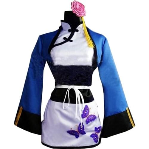 2017 Black Butler Ran mao Women Cos Anime Party Cosplay Costume Uniform