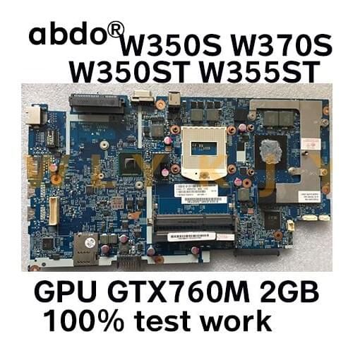 6-71-W35S0-D04 6-77-W355ST00-D04 for W350S W370S K760C K650C W350ST W355ST Notebook Motherboard GTX760M HM87 100% Test Work