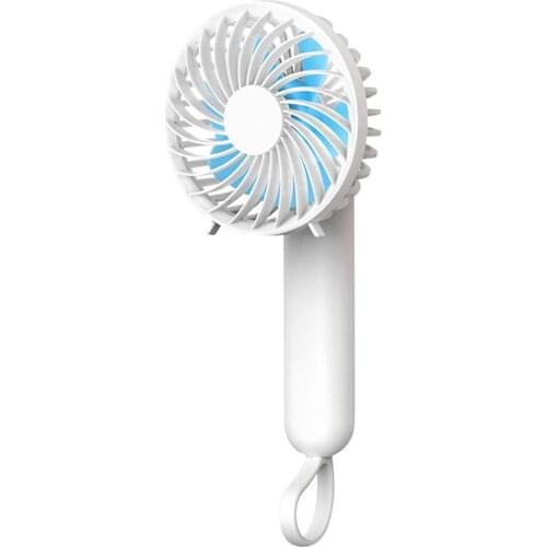Electric Mini Fan Portable Summer Cooling USB Fan Foldable Rechargeable Child 3 Speed Hand Fan For Traveling Home Office