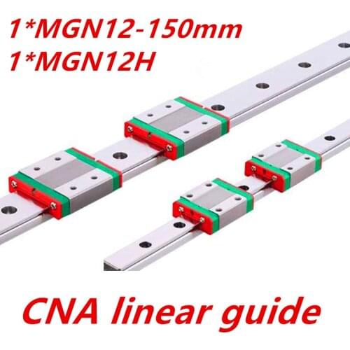 Kossel Mini for 12mm Linear Guide MGN12 150mm linear rail + MGN12H Long linear carriage for CNC X Y Z Axis 3d printer part