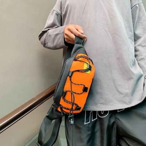 Anti splashing water chest bag mens chest cross Bag Fashion waist bag fashionable purses