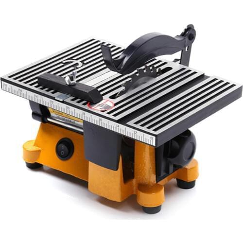 Desktop Workshop Mini Table Saw Mini Bench Saw Machine Wood, Steel Plate Glass Tile Cutting Machine