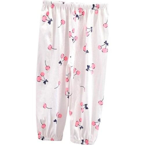 2020 New Summer Baby Clothes Children Boys Girls Fashion Print Pants Toddler Casual Cotton Clothing Infant Kids Outing Costume