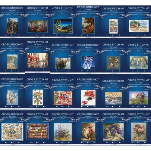 New Lucky Tree Scenery Embroidery Needlework Crafts 14CT Unprinted DMC DIY Quality Cross Stitch Kits Handmade Arts Decor 2