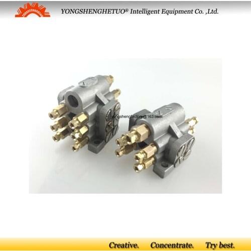 Progressive feeder block Resistance GREASE distributor separator valve divider manifold 2-12 outlet DU