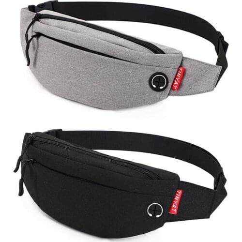 Men Waist Fanny Pack Belt Shoulder Bag Travel Hip Bum Crossbody Purse Chest Phone Pouch