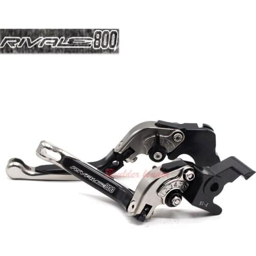 Motorcycle Folding Extendable CNC Moto Adjustable Clutch Brake Levers FOR MV Agusta Rivale 800 Rivale800 2014-2016