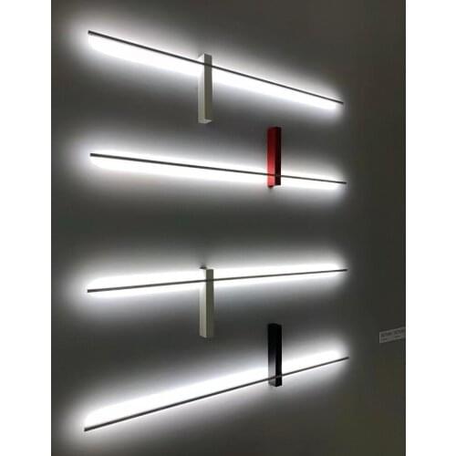 Modern Minimalist LED Wall Lamp Nordic Living Room TV Background Wall Lights for Home Bedroom Bedside Atmosphere Mirror Lighting