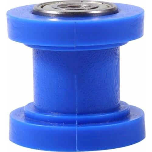 Car-Styling 8mm Dirtbike Guide Wheel Drive Chain Roller Tensioner Pit Bike Chain Roller Blue 2016 New