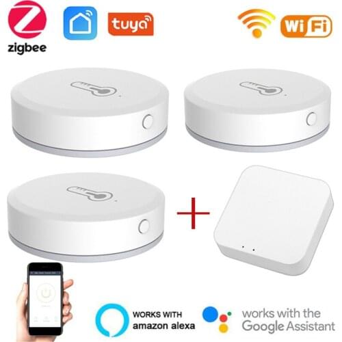 Tuya ZigBee Smart Temperature And Humidity Sensor Smart Life App Wireless Gateway Hub Convenient Control Real-time Perception Sm