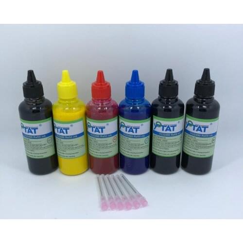 YOTAT 6pcs 100ml Pigment ink for Canon PGI-150 PGI-250 PGI-450 PGI-550 PGI-650 PGI-270 PGI-470 PGI-570 PGI-670 PGI-770 CLI-771